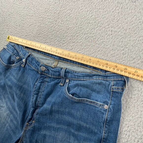 Levi's 505 Regular Straight Fit Jeans Men's 40x30 Blue Medium Wash - Picture 4 of 10